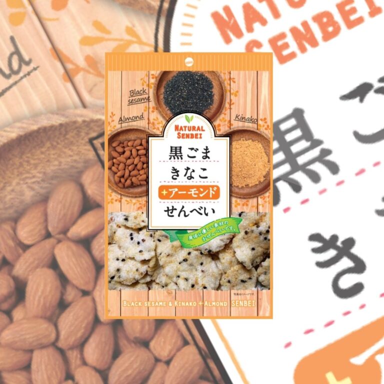 黒ごまきなこ＋アーモンドせんべい